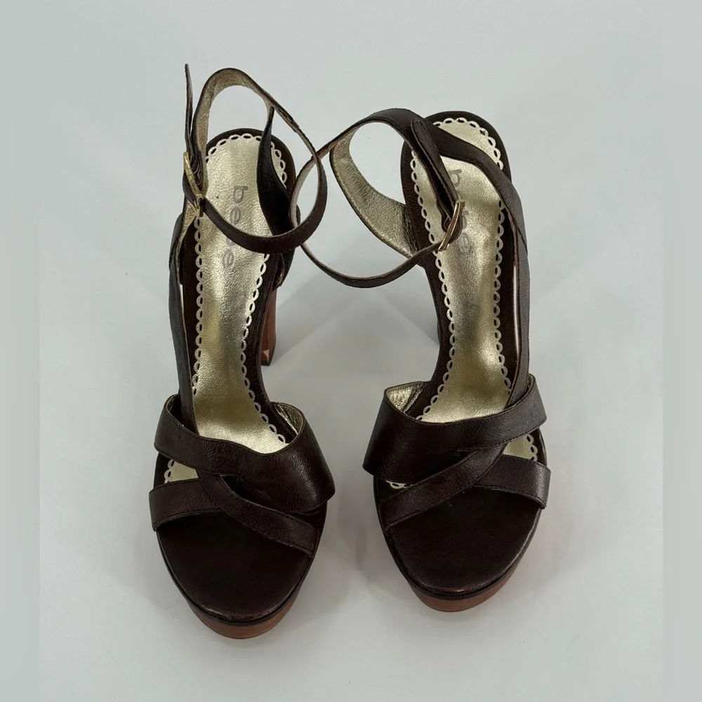 Vintage Y2K Bebe Platform Heels Platform Sandals 8‎